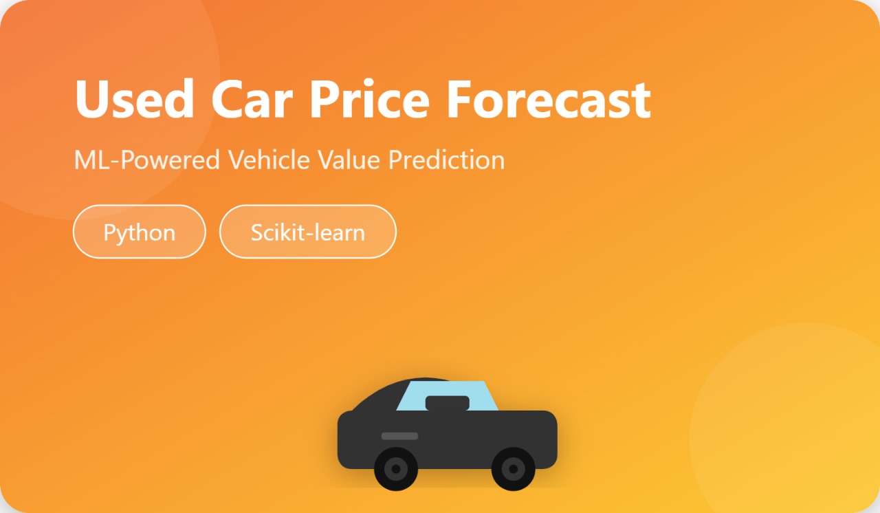 Used Car Price Forecasting